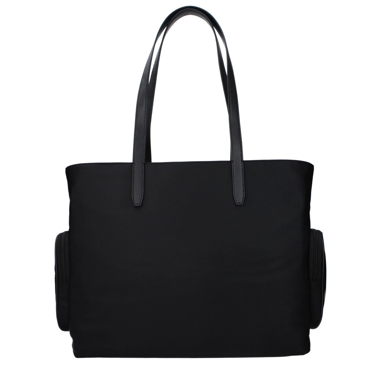 Black Fabric Shoulder Bag