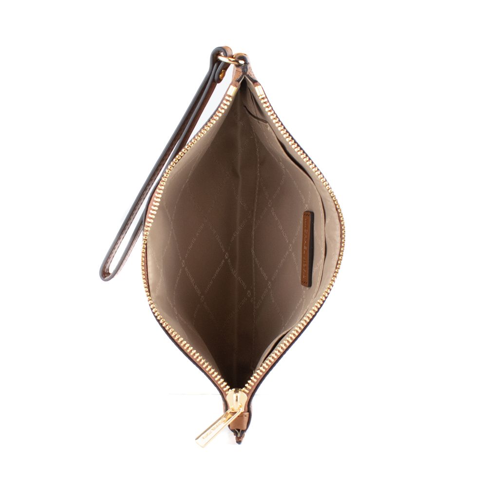 Brown Leather Clutch Bag