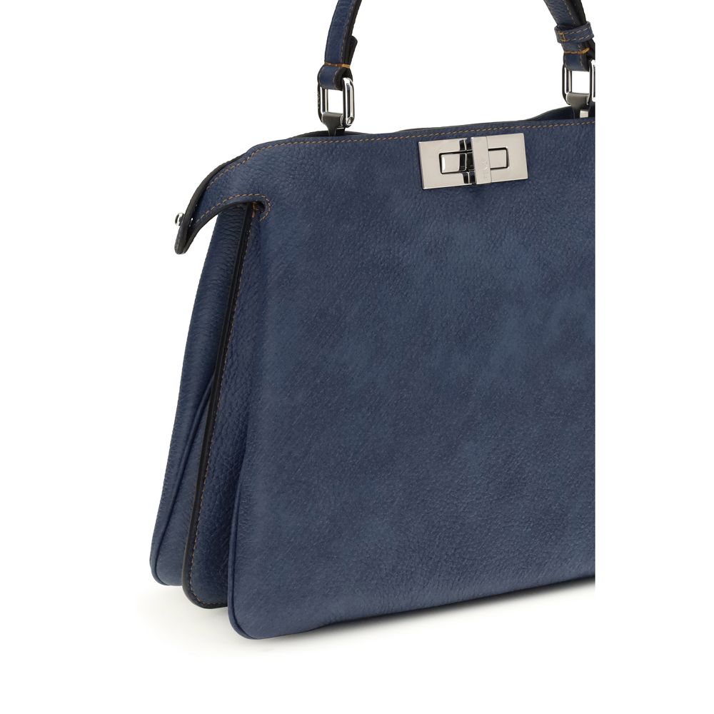 Blue Calf Leather Bos Taurus Handbag