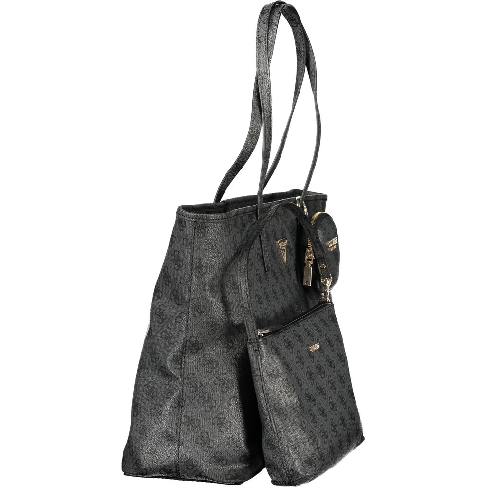 Grigio Poliuretano Women Handbag