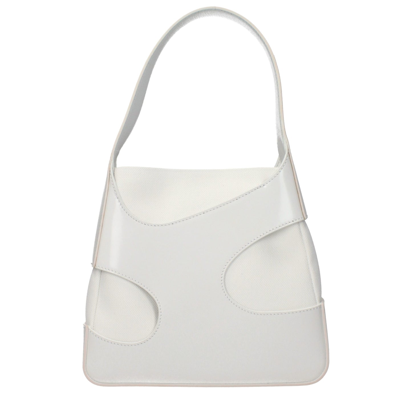 White Fabric Handbag