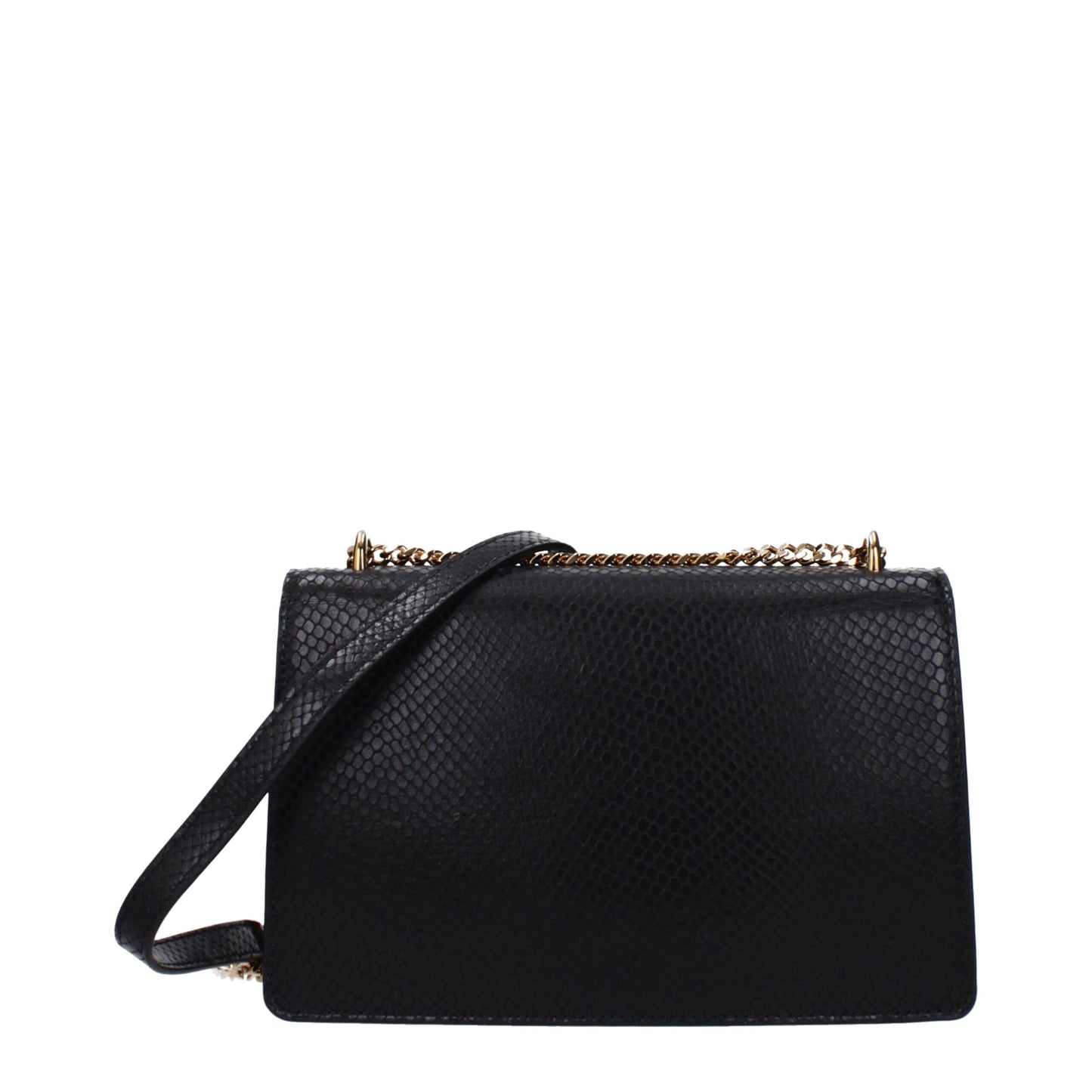 Black Leather Crossbody Bag