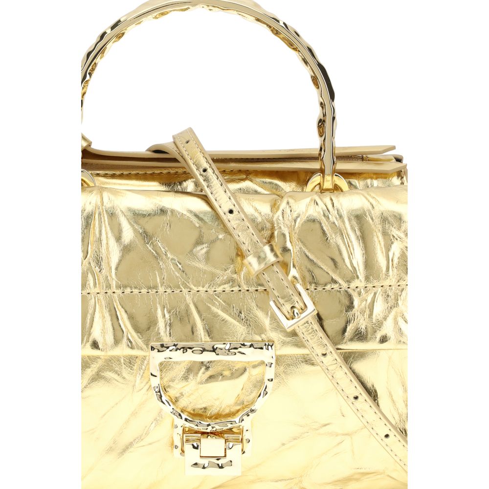 Gold Calf Leather Bos Taurus Handbag