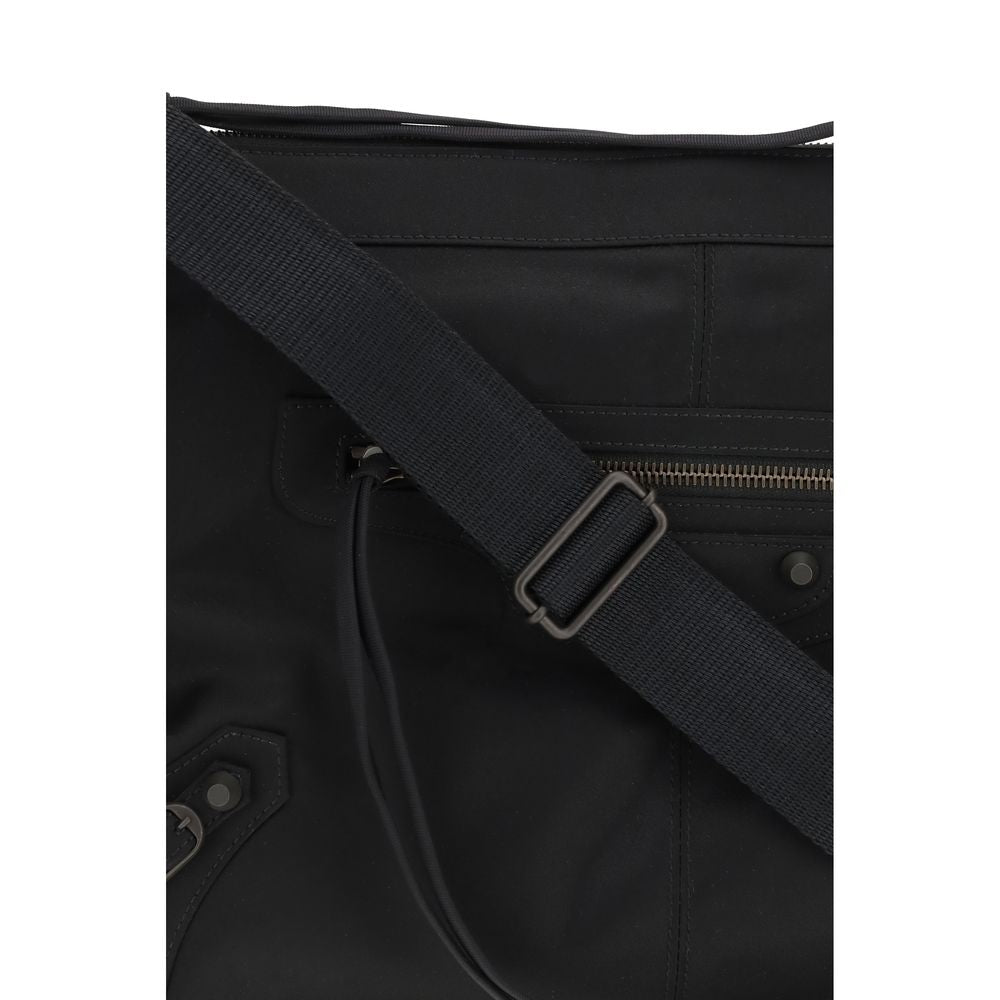 Black Polyamide Shoulder Bag