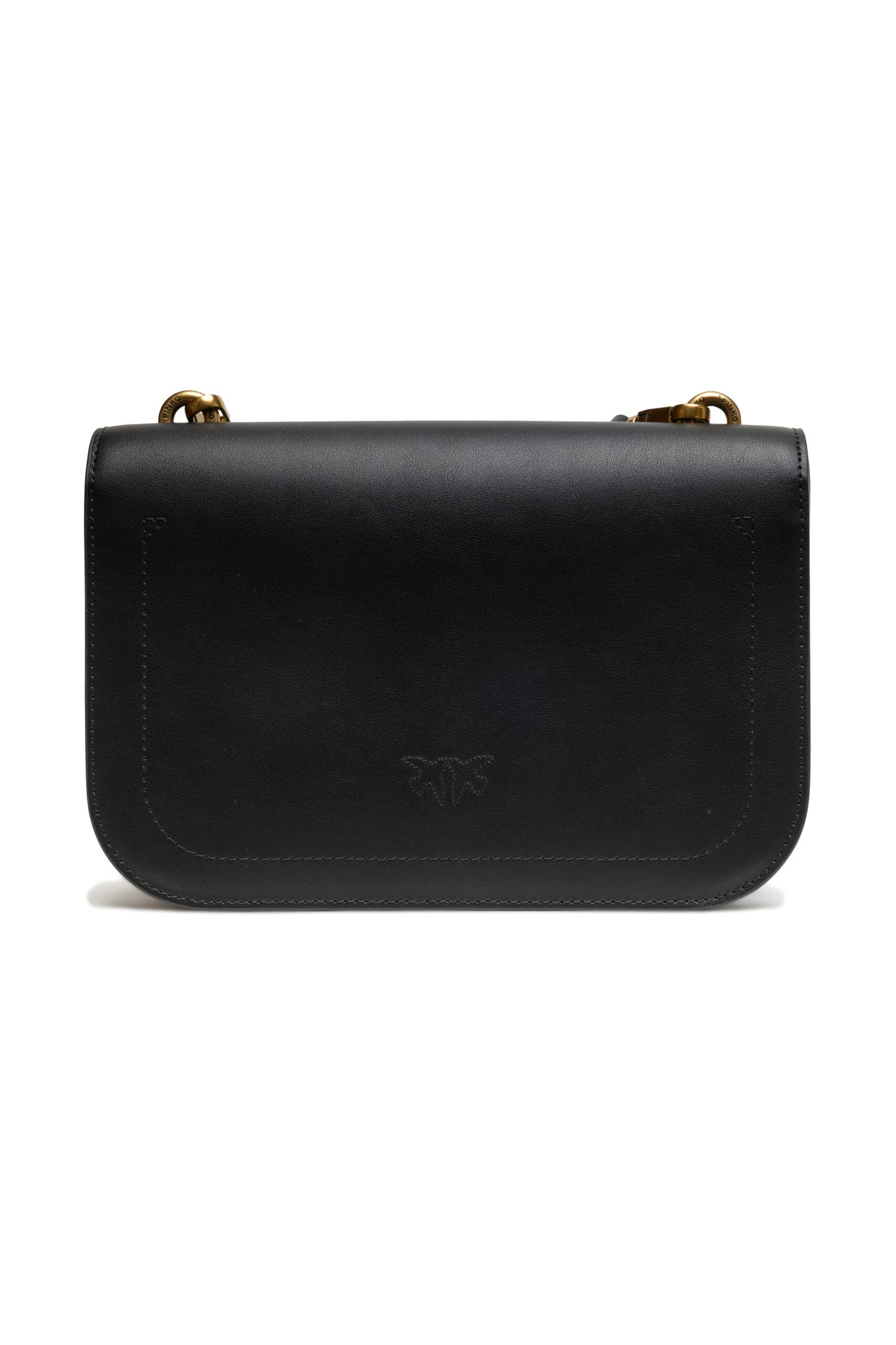 Sac bandoulière Love Bell Classic en cuir noir