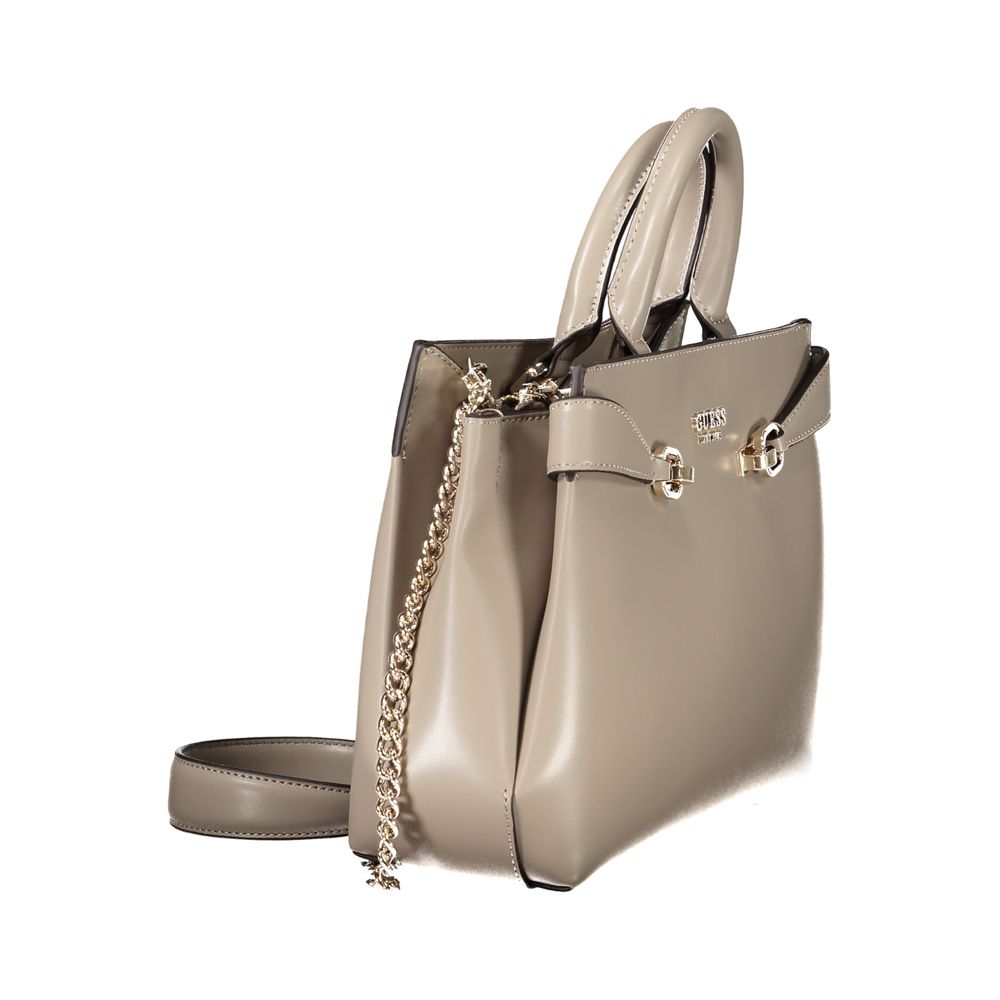 Brown Polyethylene Handbag