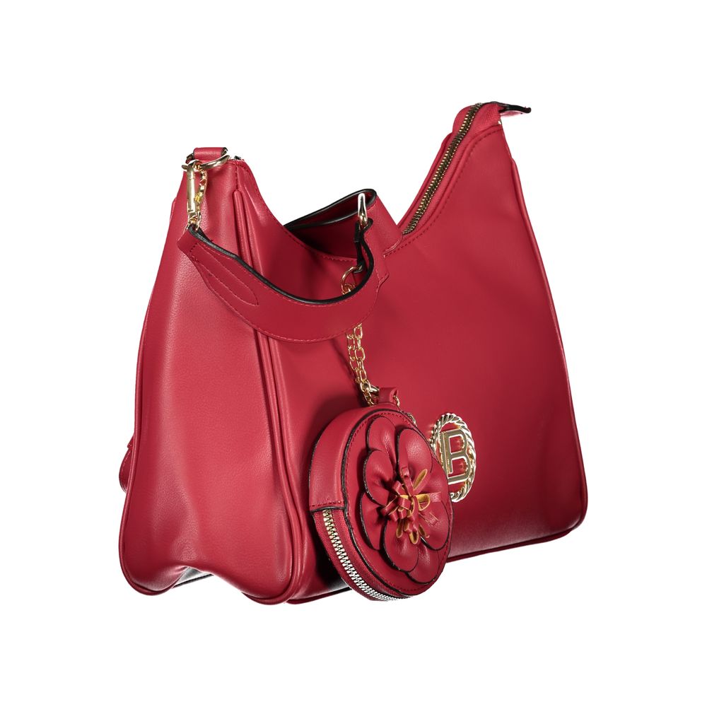 Red PVC Women Handbag