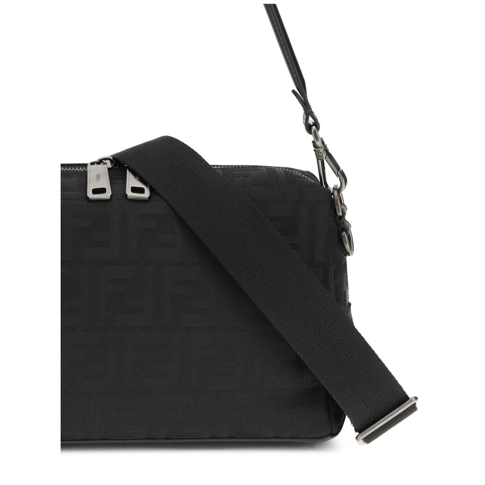 Black Nylon Shoulder Bag