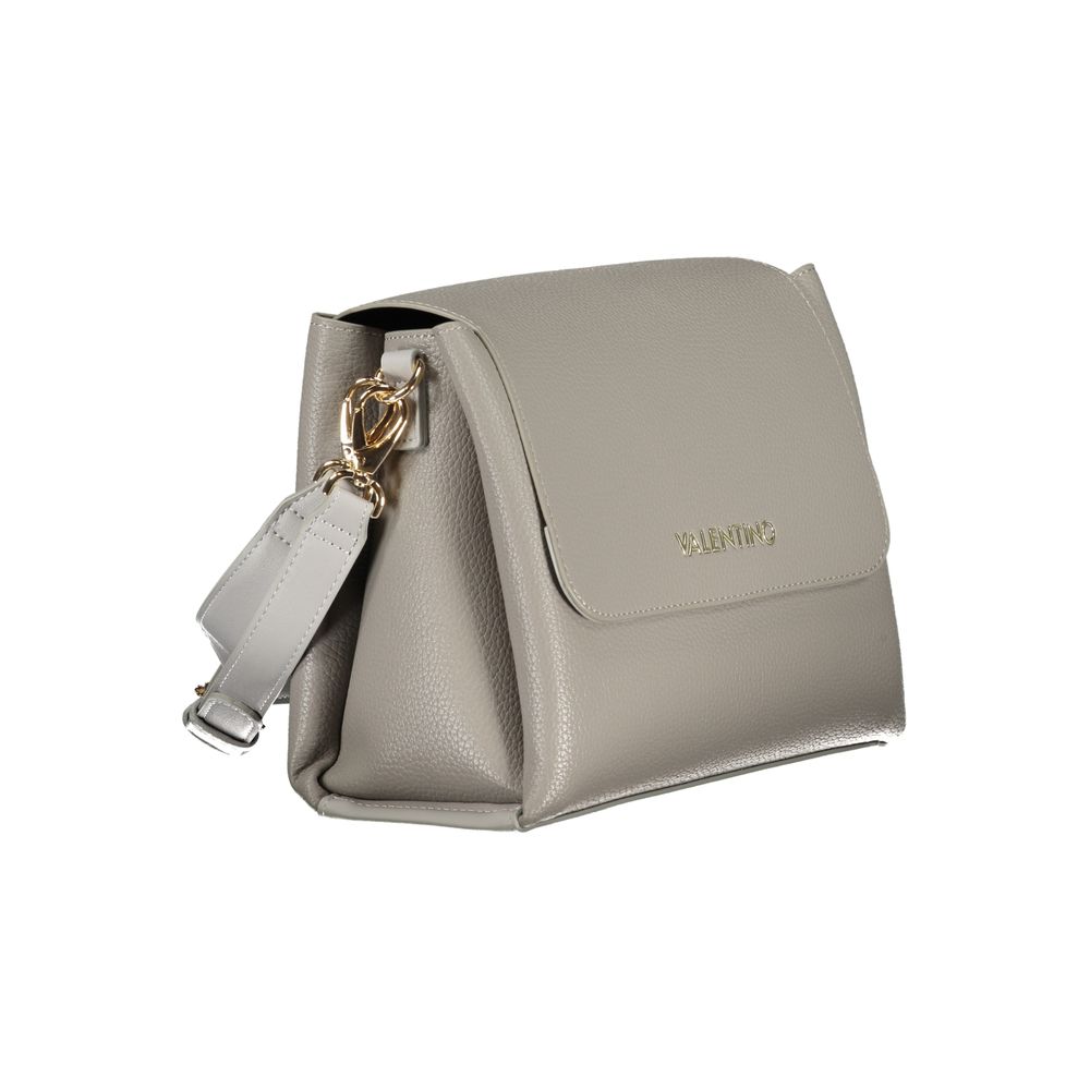 Grigio Polyurethane Women Handbag