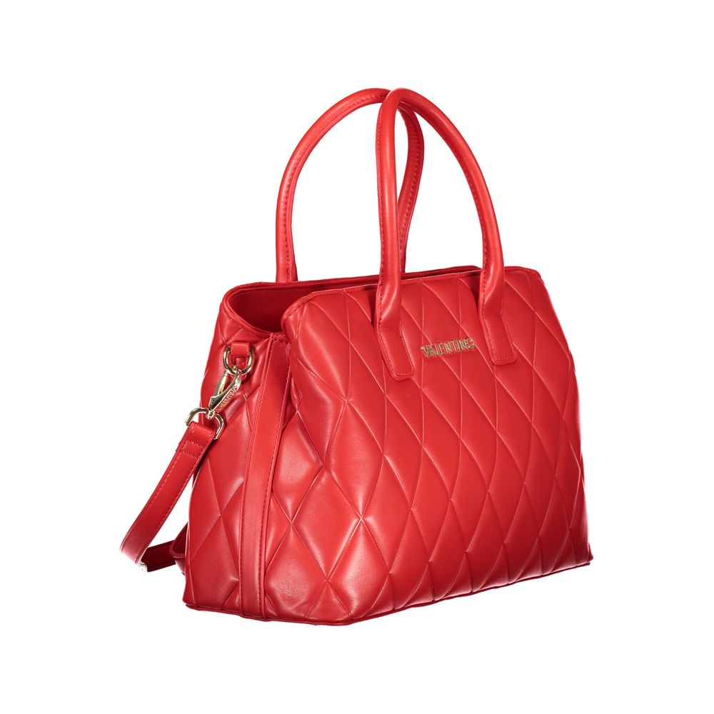 Rosso Polyurethane Women Handbag