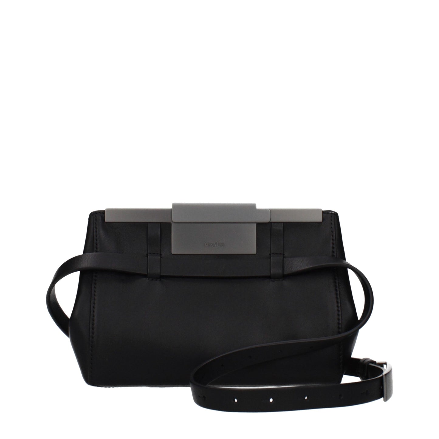 Black Leather Crossbody Bag
