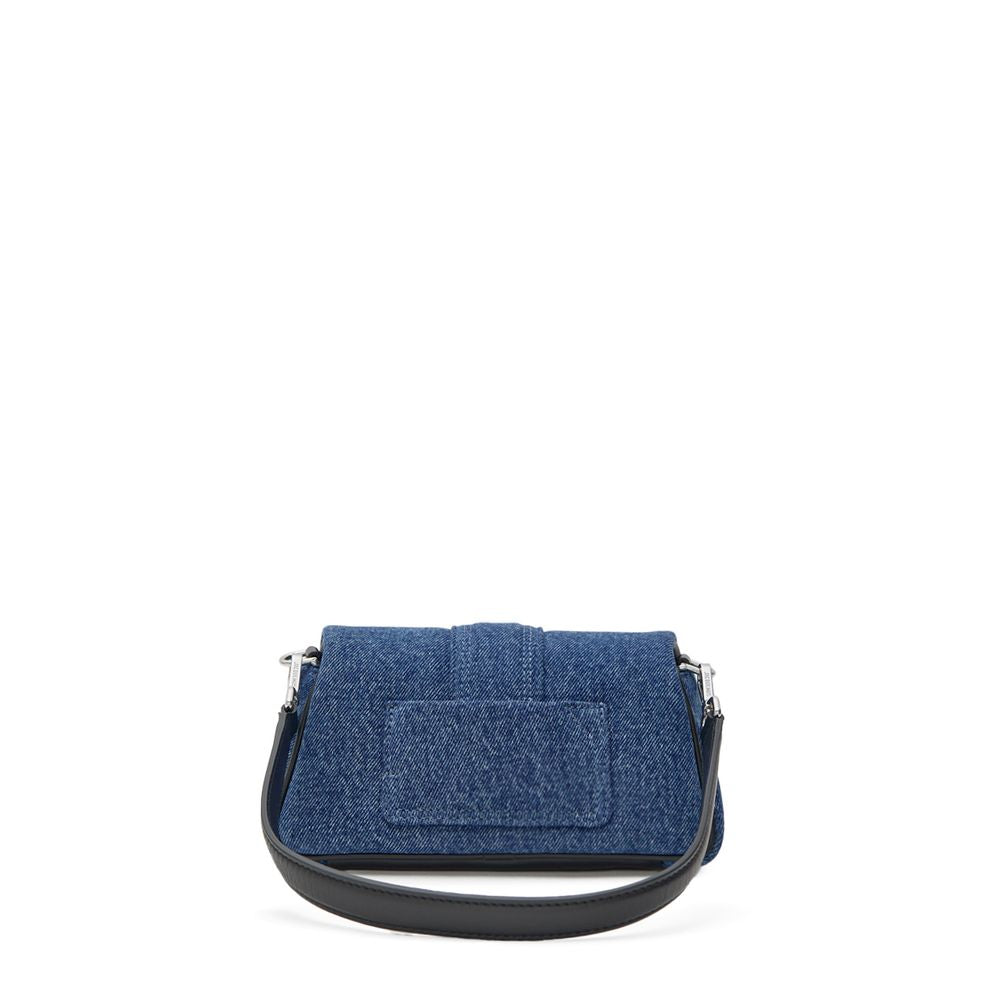 Blue Cotton Handbag