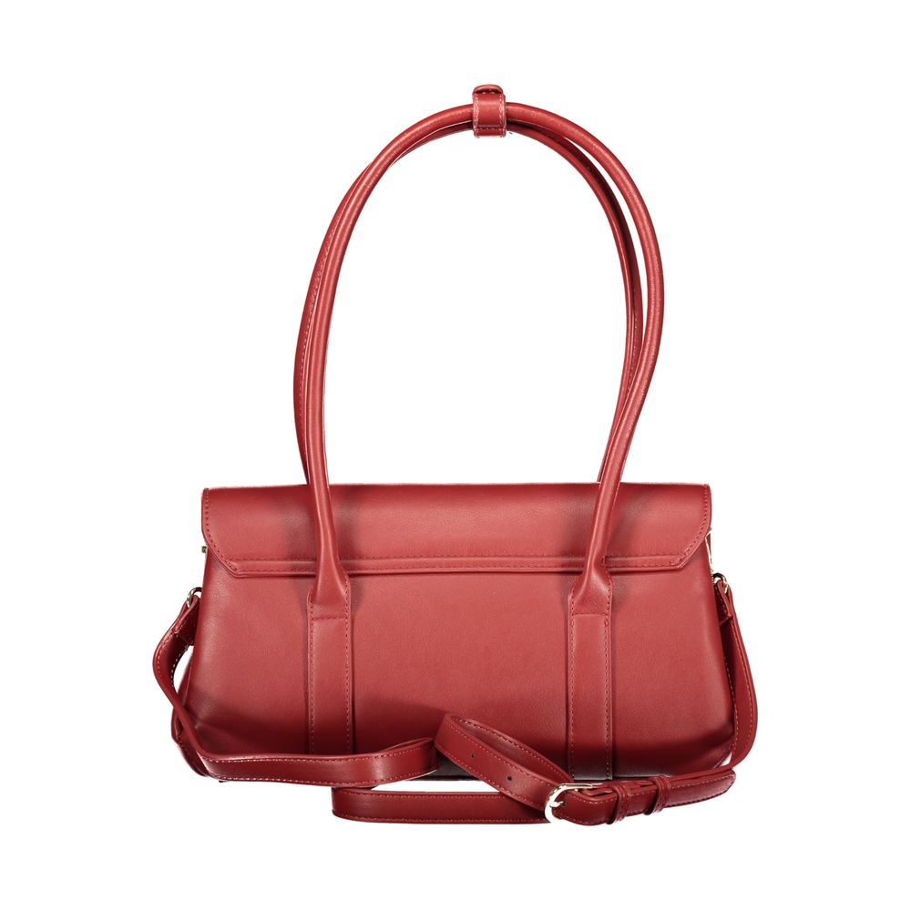 Rosso Poliuretano Woman Handbag