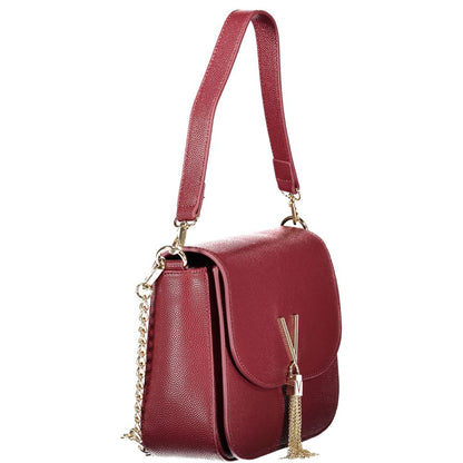Rosso Polyurethane Women Handbag