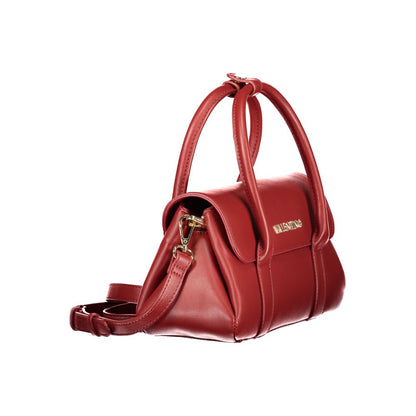 Rosso Poliuretano Women Handbag