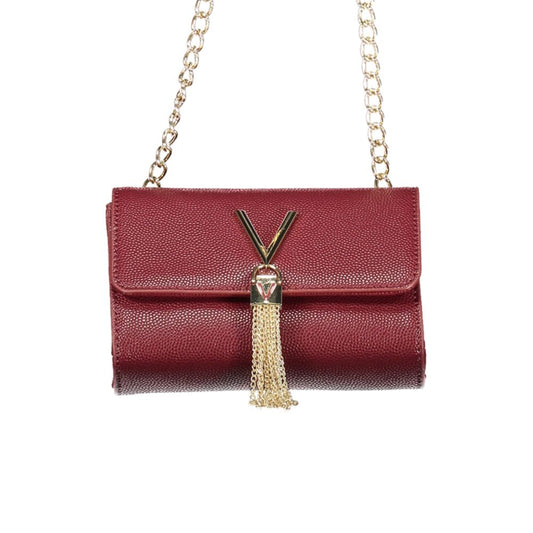 Rosso Polyurethane Women Handbag
