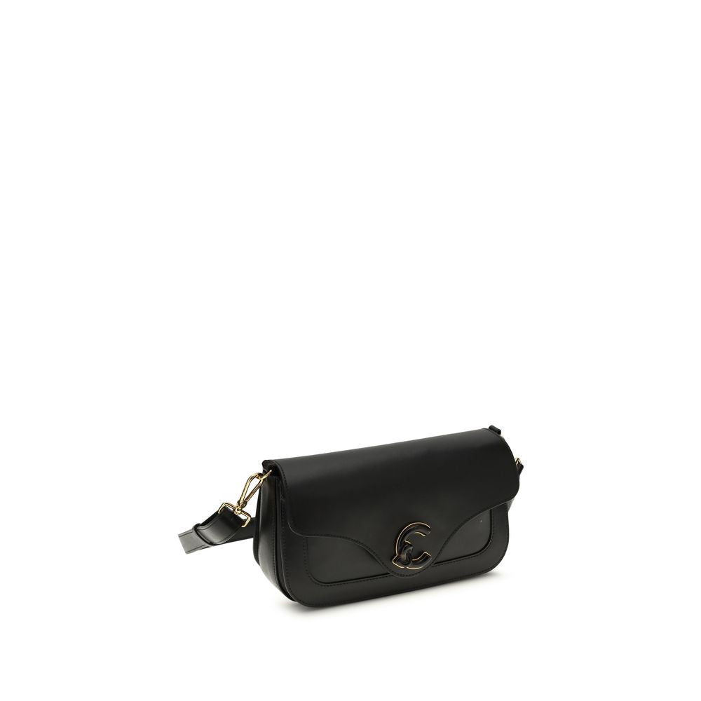 Black Calf Leather Bos Taurus Shoulder Bag