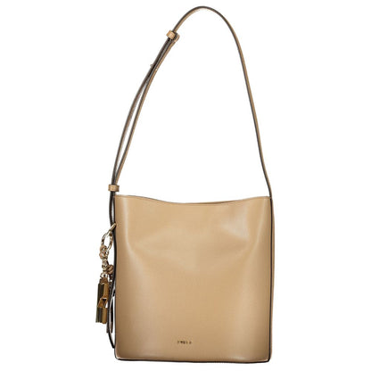 Marrone Leather Woman Bucket Bag