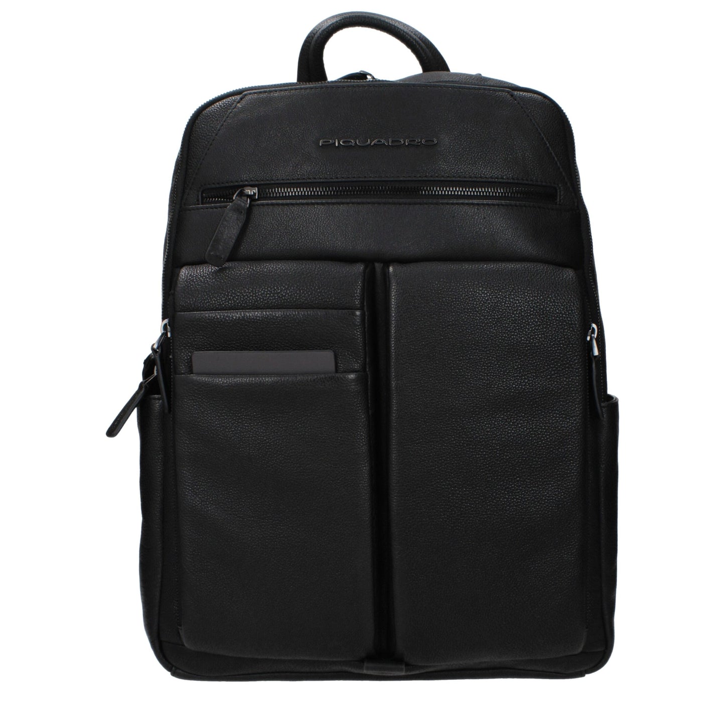 Black Leather Backpack