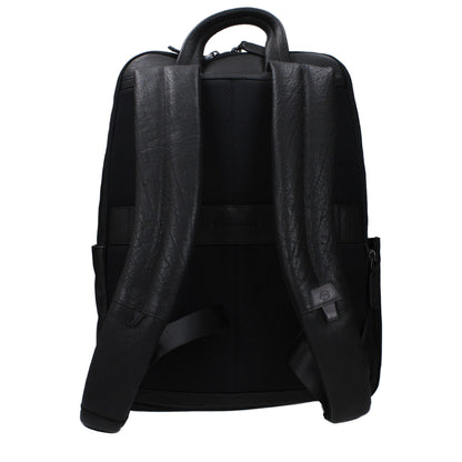 Black Leather Backpack