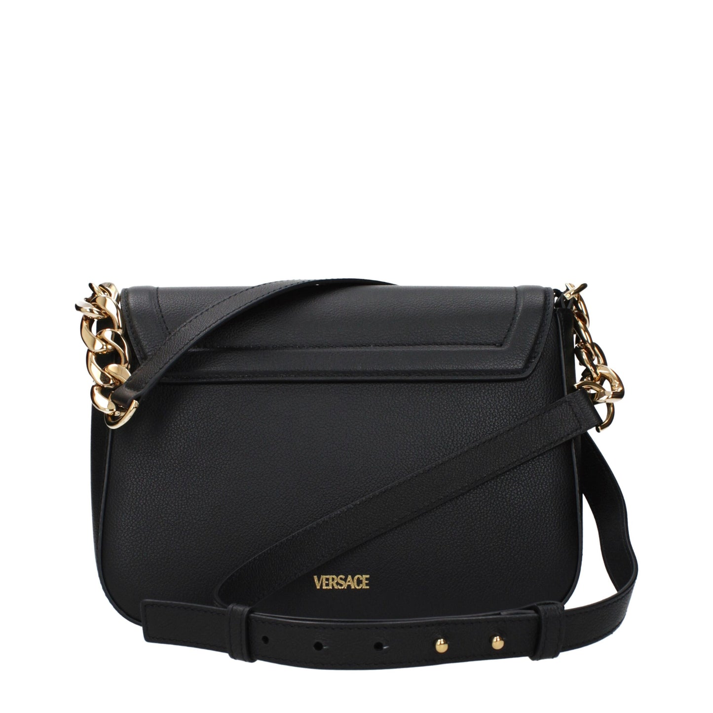 Black Leather Crossbody Bag