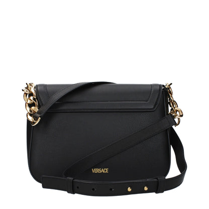 Black Leather Crossbody Bag