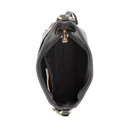 Black Canvas Crossbody Bag