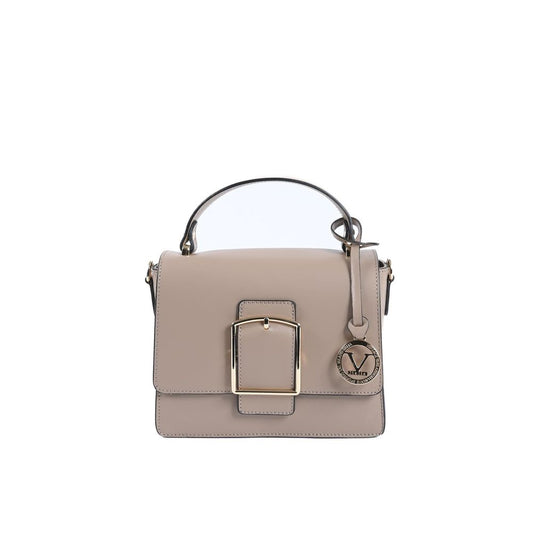 Beige Leather Crossbody Bag