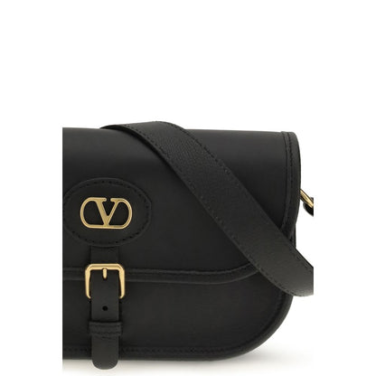 Black Calf Leather Bos Taurus Shoulder Bag