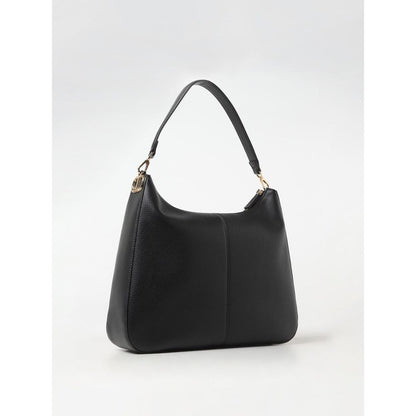 Black Leather Shoulder Bag