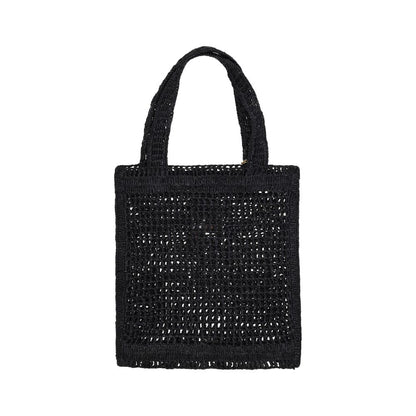 Black Raffia Raffia Bag