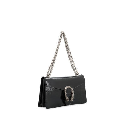 Black Calfskin Crossbody Bag