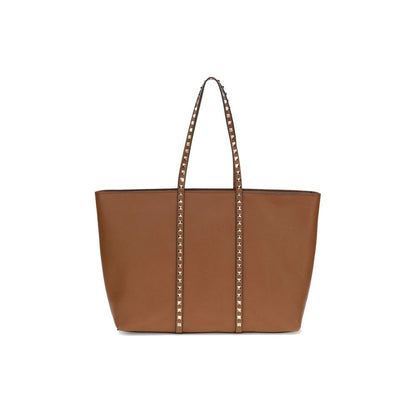Brown Calfskin Tote Bag