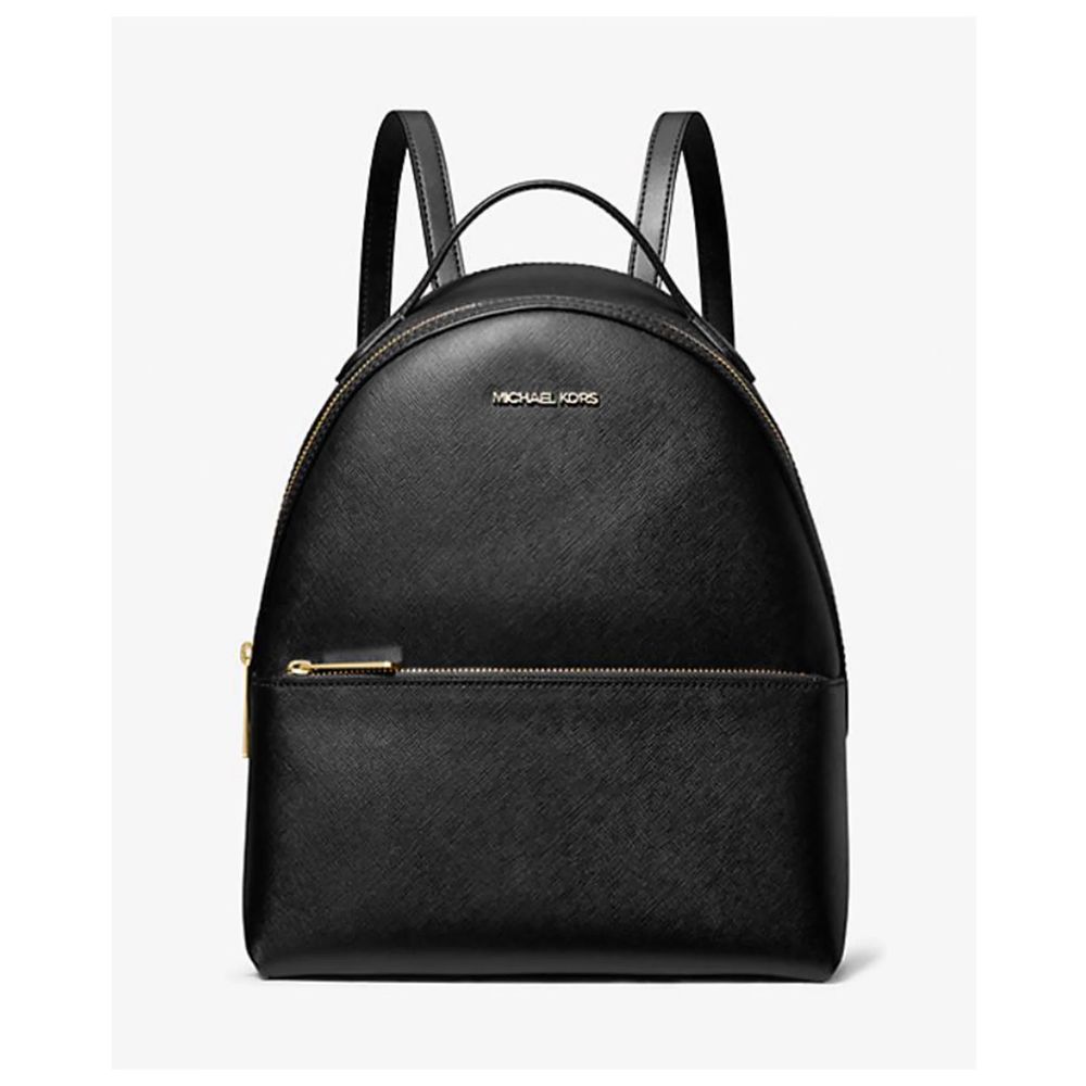 Black Leather Backpack