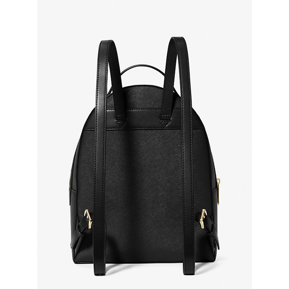 Black Leather Backpack