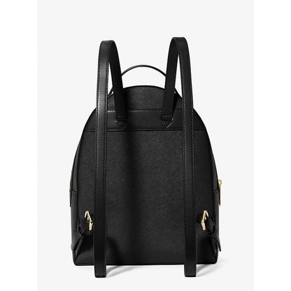 Black Leather Backpack