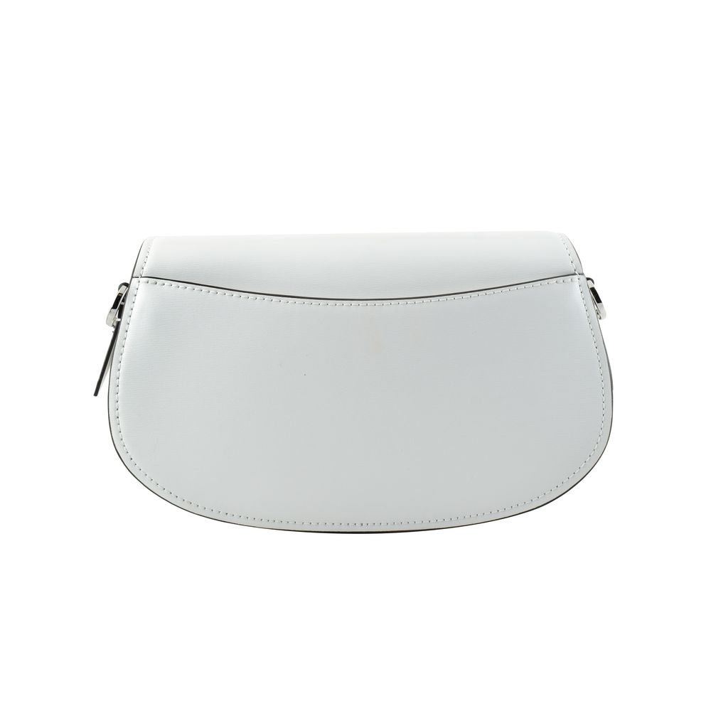 White Leather Shoulder Bag