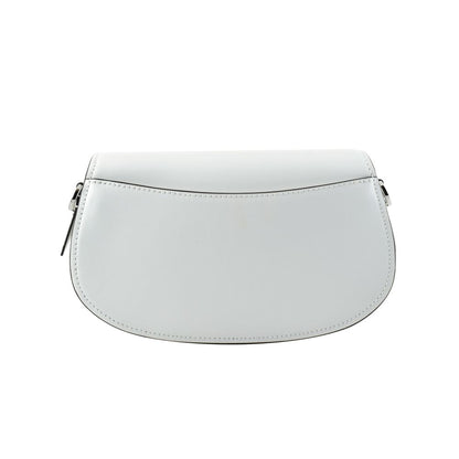 White Leather Shoulder Bag