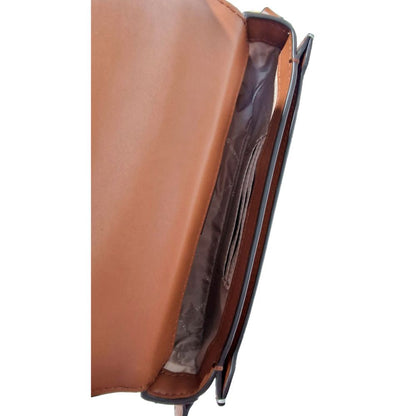 Beige Leather Crossbody Bag