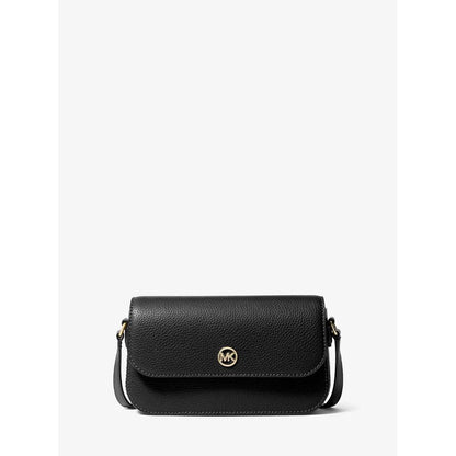 Black Leather Crossbody Bag