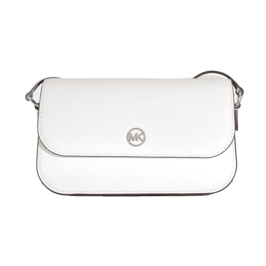 White Leather Crossbody Bag
