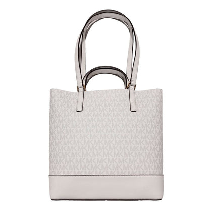White Leather Tote Bag