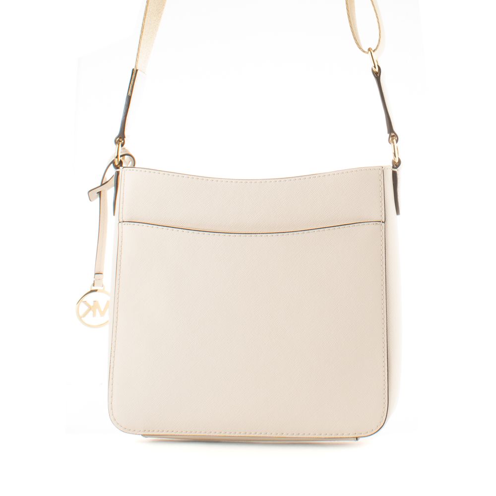 Beige Canvas Crossbody Bag