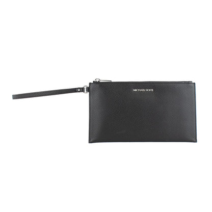 Black Leather Clutch Bag