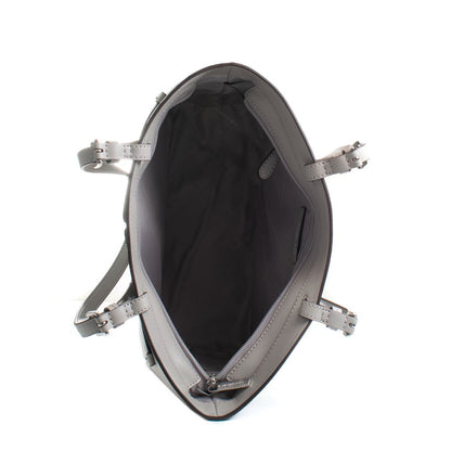 Gray Canvas Tote Bag