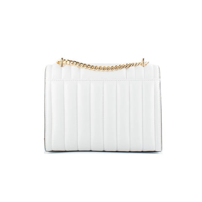 White Leather Shoulder Bag