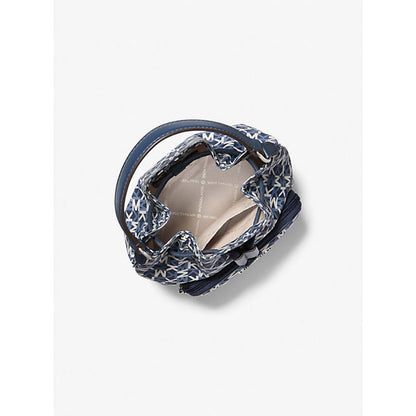 Blue Nylon Backet Bag