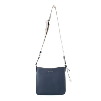 Blue Canvas Crossbody Bag