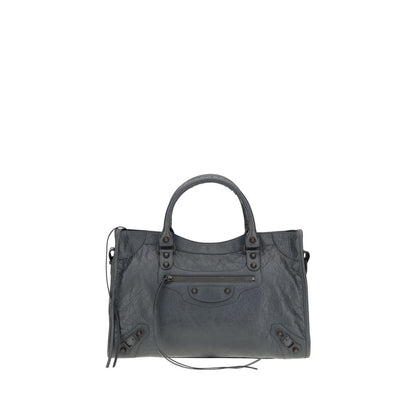 Gray Calf Leather Bos Taurus Shoulder Bag