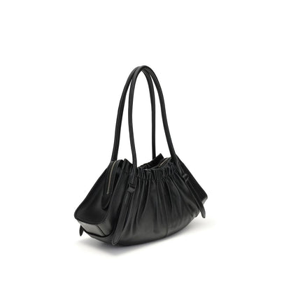 Black Leather Shoulder Bag